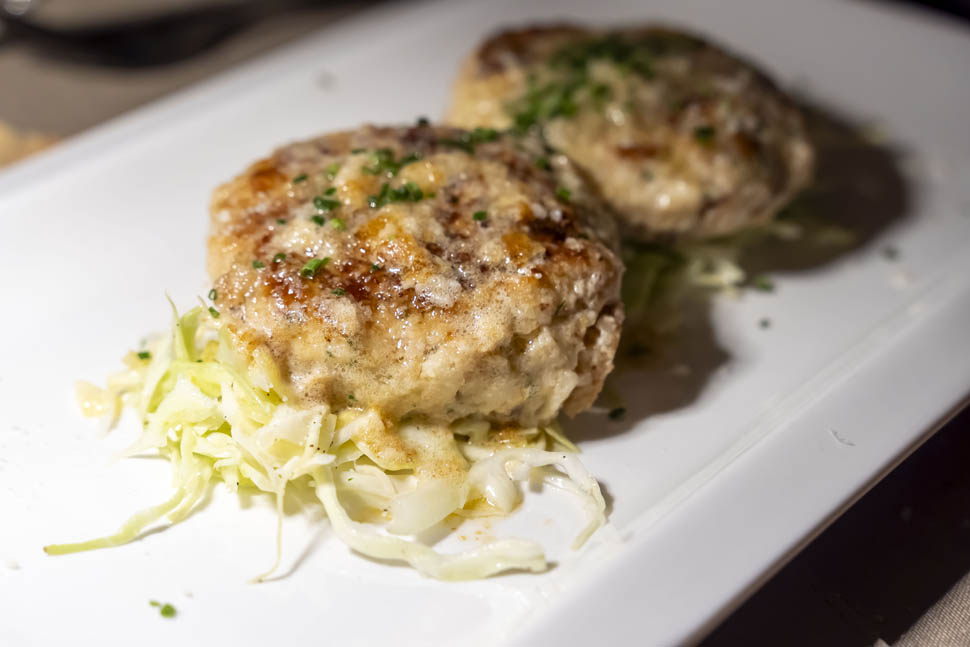 canederli pressati su insalata di crauti Foto Lorenzo Moreni 1
